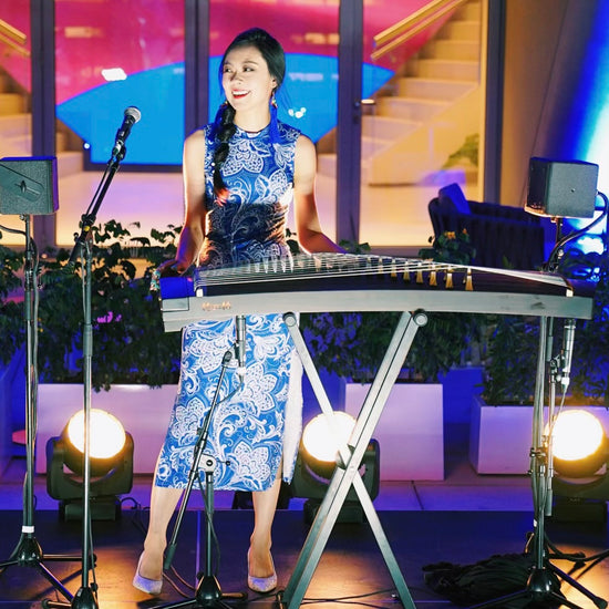 Top guzheng player Qing Du, Guzheng performer in London, Guzheng Soloist, London Guzheng concert, Chinese New Year, 英国民乐演奏, 英国古筝艺术家, 伦敦古筝演出, 中国春节古筝表演