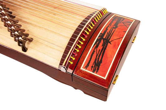Zhuque Guzheng, Scarlet Bird, buy guzheng,163cm guzheng, full-size guzheng, quality guzheng, premium guzheng, 朱雀古筝“墨竹素悦”,6系列,朱雀海外代理,标准古筝,买古筝,海外买古筝,高性价比古筝| Guzheng World 古筝世界