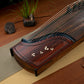Professional 163cm guzheng, beautiful design details, subtle wood decoration, premium 163cm guzheng art, professional soundboard craft, simple timeless design, guzheng suitable for all levels 