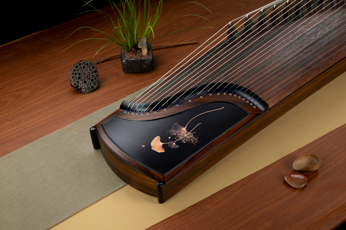 Lankao first-class paulownia soundboard, Indian rosewood frame, elegant Chinese wood decor, timeless elegance, premium guzheng craftsmanship, buy guzheng online 兰考泡桐面板, 印度酸枝木, 阔叶黄檀古筝