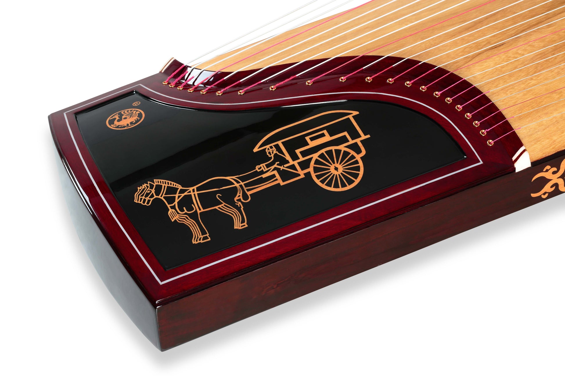 zhuque "Scarlet Bird" guzheng 09B, Scarlet Bird guzheng, full carved guzheng, buy guzheng, 163cm guzheng, full-size guzheng, quality guzheng, premium guzheng, 朱雀古筝09B，朱雀海外代理， 整挖古筝，高端古筝，海外买古筝，全球免邮，高性价比古筝
