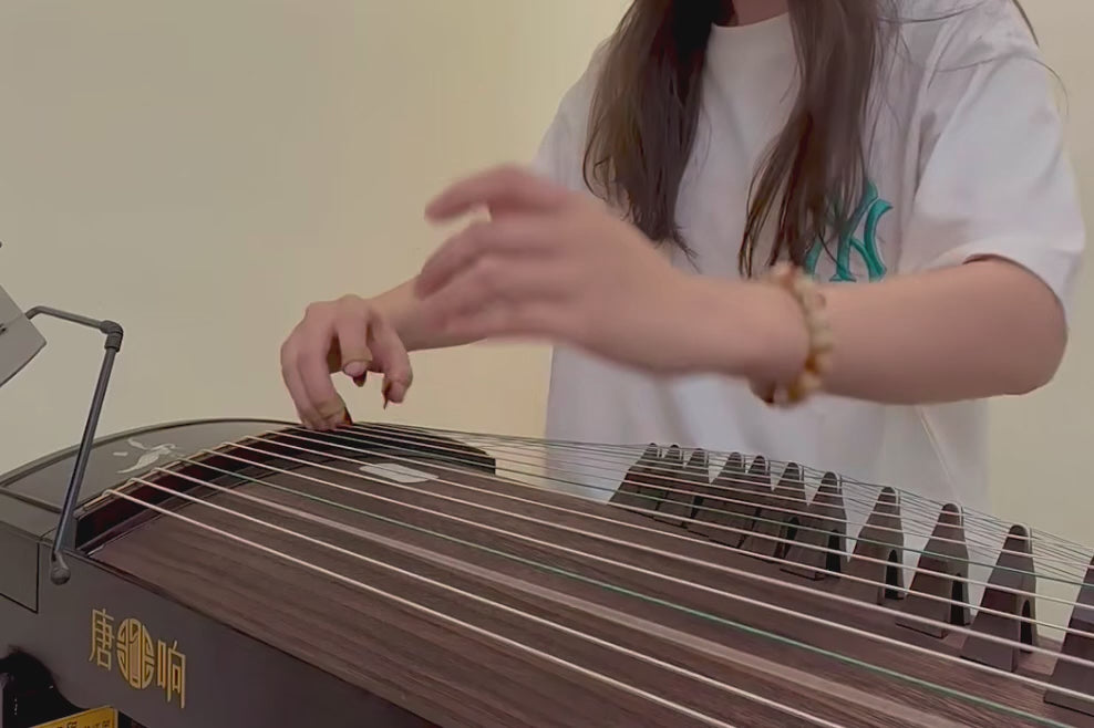 Tangxiang guzheng sound demo, premium 163cm guzheng tone reference, authentic guzheng sound preview, reliable tone test for all levels, Guzheng World video, 唐响古筝音色试听, 古筝演奏视频参考