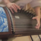 163cm guzheng, blue and lotus design, full size guzheng, premium guzheng, tangxiang guzheng, high quality guzheng, buy guzheng with Guzheng World, carefully-picked by Guzheng expert Qing Du, 163cm古筝, 唐响古筝, 高品质古筝, 高性价比古筝, 在海外买古筝