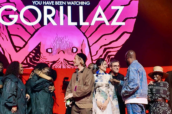 Qing Du featured live with Gorillaz in London, introducing the guzheng to international audiences through contemporary music collaboration.