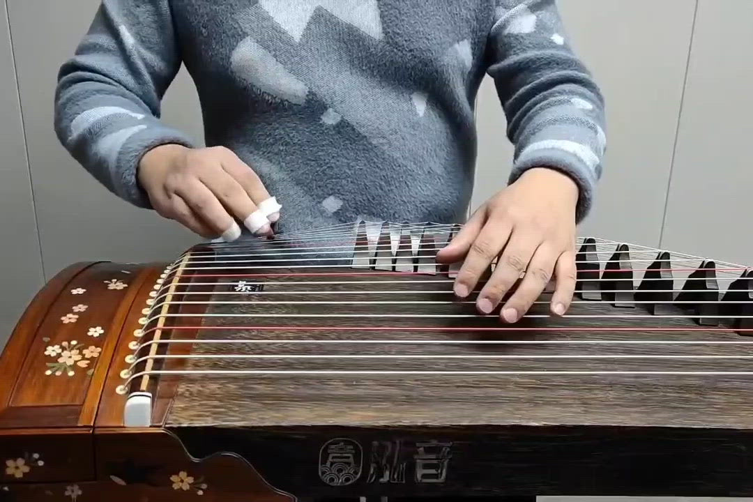 Recommended premium travel-size guzheng - Hongyin 51in Siam Rosewood Carved Guzheng “Chang Xiang Si” 泓音130cm大红酸枝挖筝“长相思”, 高性价比便携古筝, 小古筝, 买古筝, 学古筝, 古筝老师