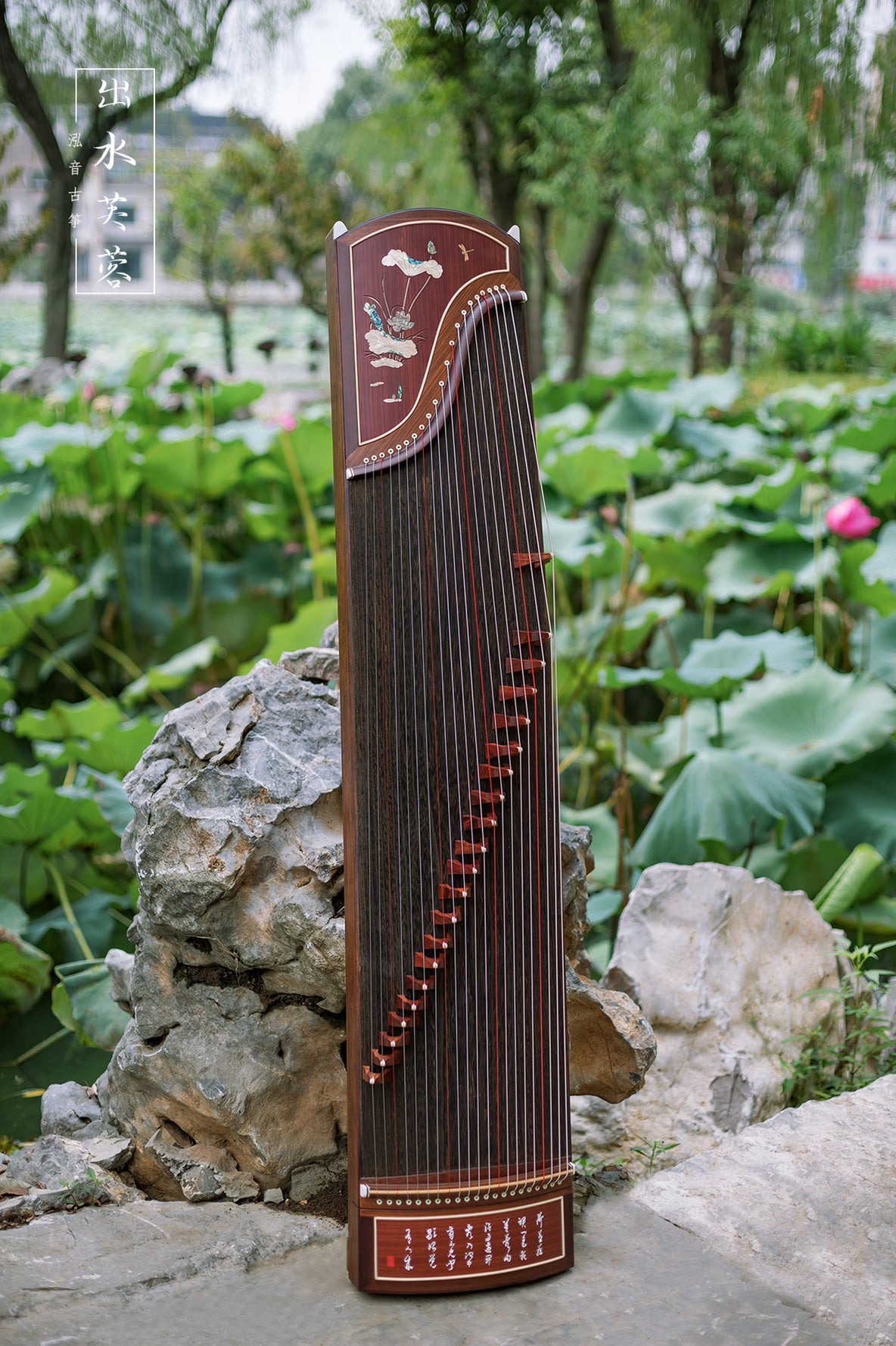 Recommended premium 163cm guzheng -Hongyin 64in Rosewood Guzheng “Chu Shui Fu Rong” 泓音163cm酸枝木“出水芙蓉”, 高性价比古筝, 标准大古筝, 买古筝, 学古筝, 古筝老师