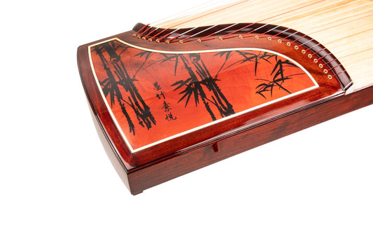 Zhuque Guzheng, Scarlet Bird, buy guzheng,163cm guzheng, full-size guzheng, quality guzheng, premium guzheng, 朱雀古筝“墨竹素悦”，6系列，朱雀海外代理，标准古筝，买古筝，海外买古筝，高性价比古筝｜ Guzheng World 古筝世界