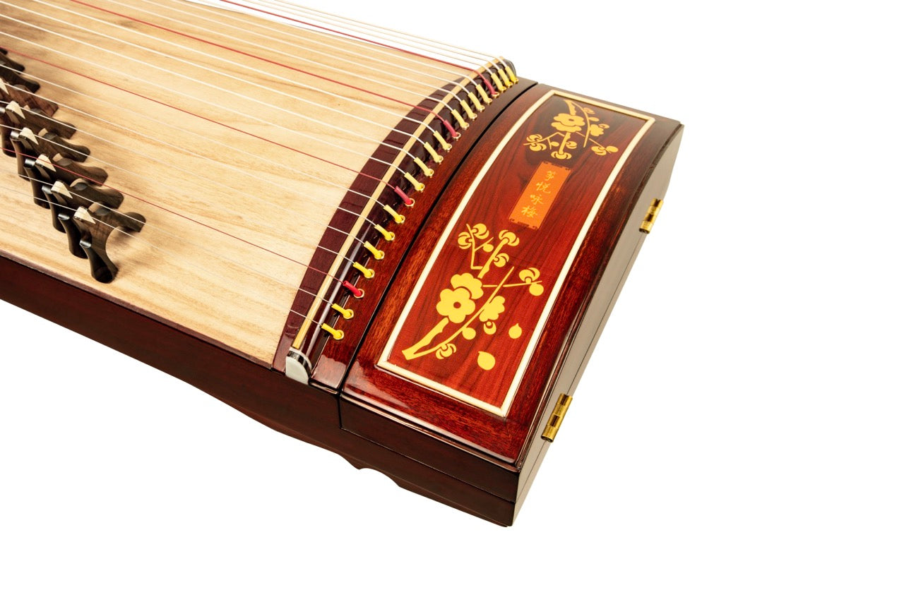 Zhuque Guzheng, Scarlet Bird, buy guzheng,163cm guzheng, full-size guzheng, quality guzheng, premium guzheng, 朱雀古筝“筝悦咏梅”，6系列，朱雀海外代理，标准古筝，买古筝，海外买古筝，高性价比古筝｜ Guzheng World 古筝世界