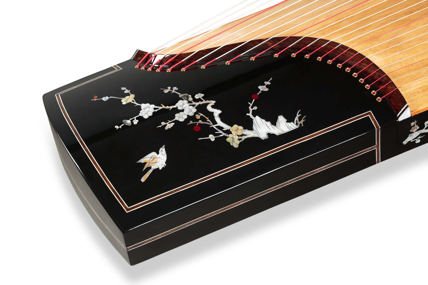 Zhuque Guzheng 690B, Scarlet Bird, buy guzheng,163cm guzheng, full-size guzheng, quality guzheng, premium guzheng, 朱雀古筝690B，朱雀海外代理，标准古筝，买古筝，海外买古筝，高性价比古筝｜ Guzheng World 古筝世界